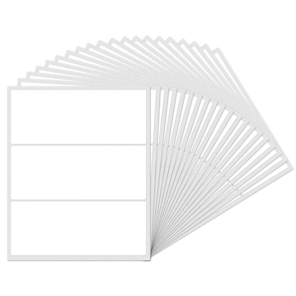 6526 White Color Coding Labels 4 × 2 Inches Self-Adhesive Rectangle - Picture 9 of 9